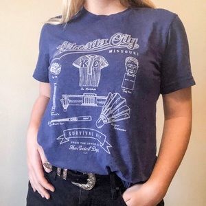 charlie hustle kansas city tee